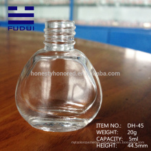 New design fashion empty glass nail polish bottle with OEM&ODM